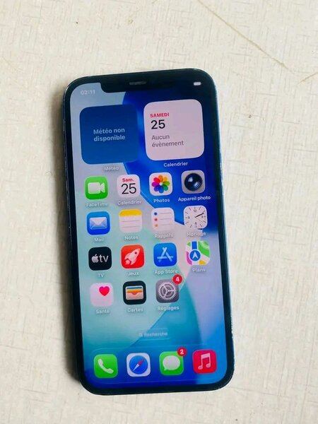 iPhone bleu moderne 64 Go