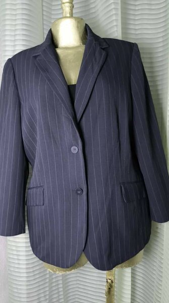 Blazer rayé élégant femme