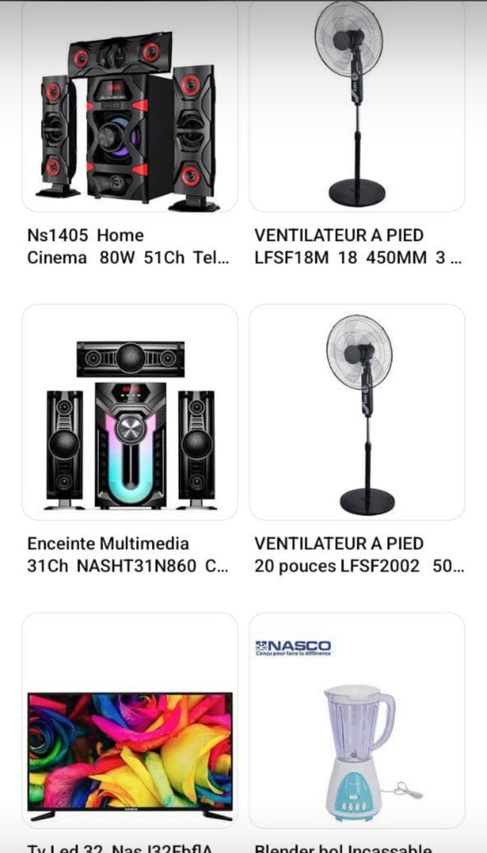 Ventilateur à pied réglable