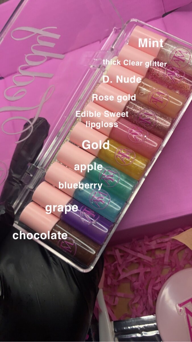 10 in 1 lipgloss set