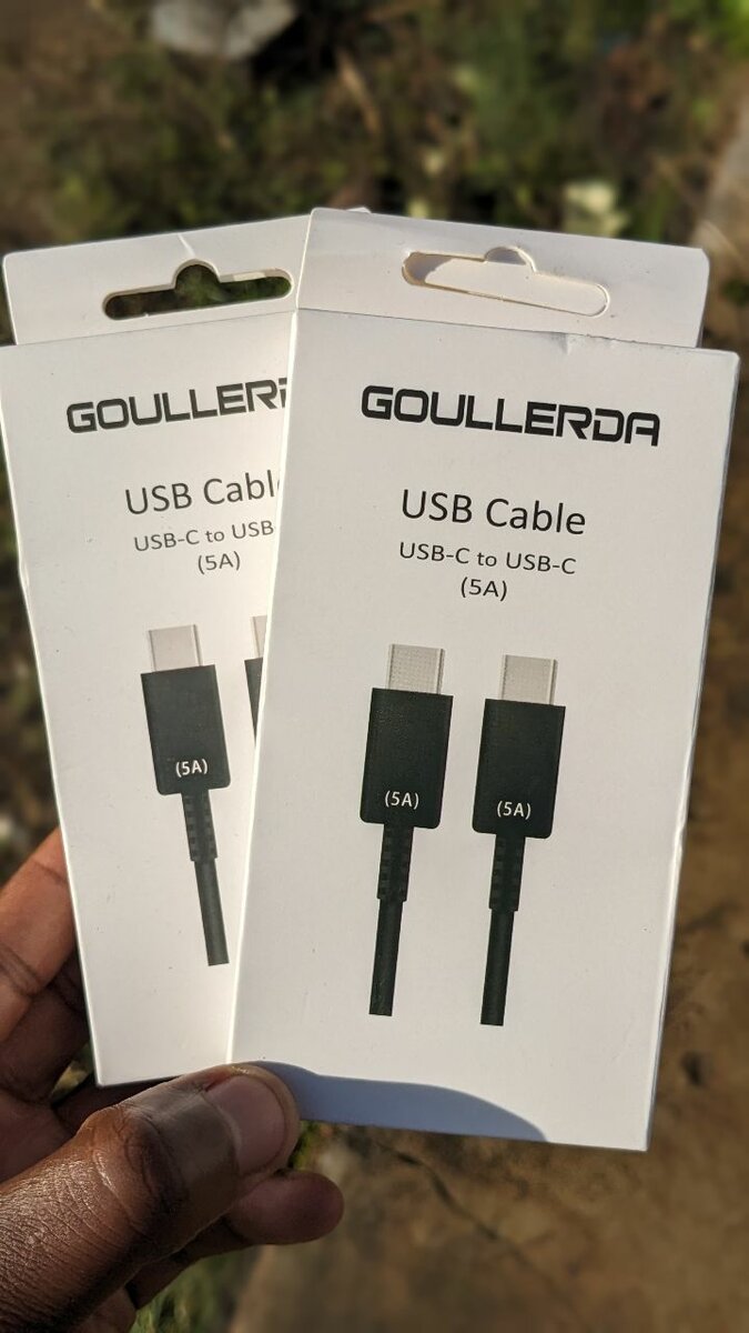 type C to C fast phone charging cables