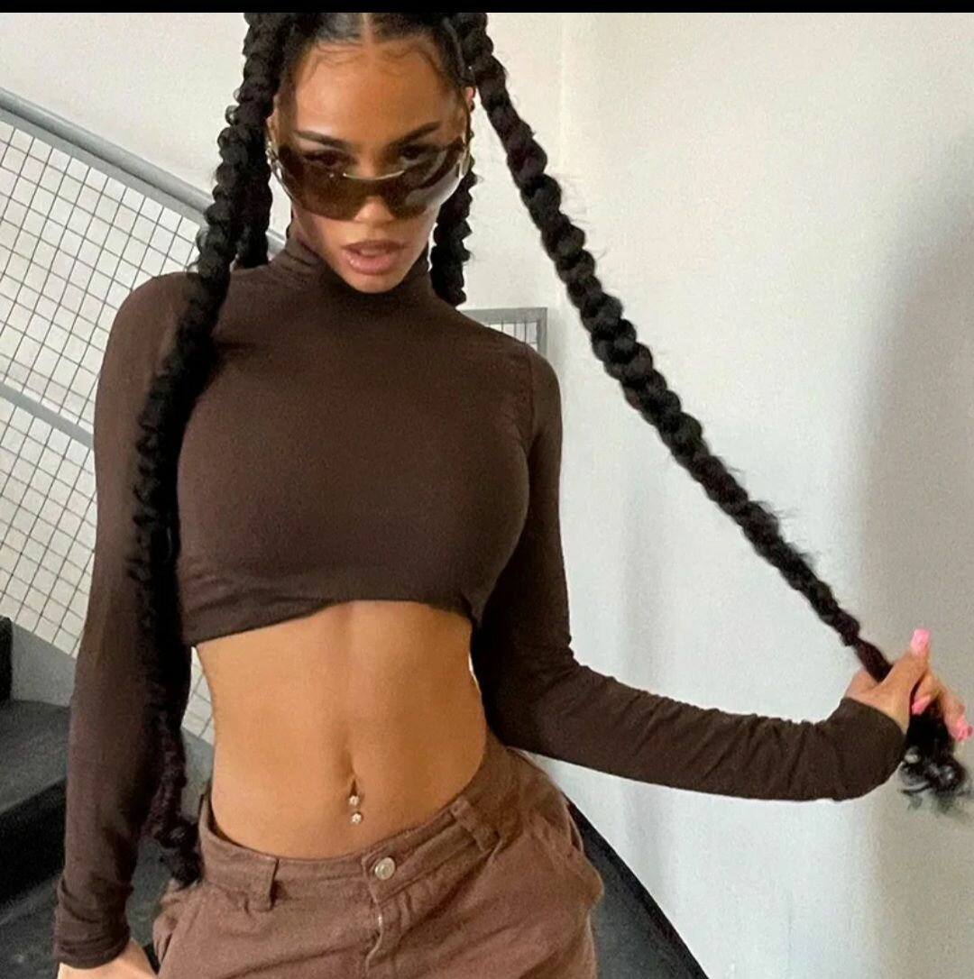 Top court à manches longues