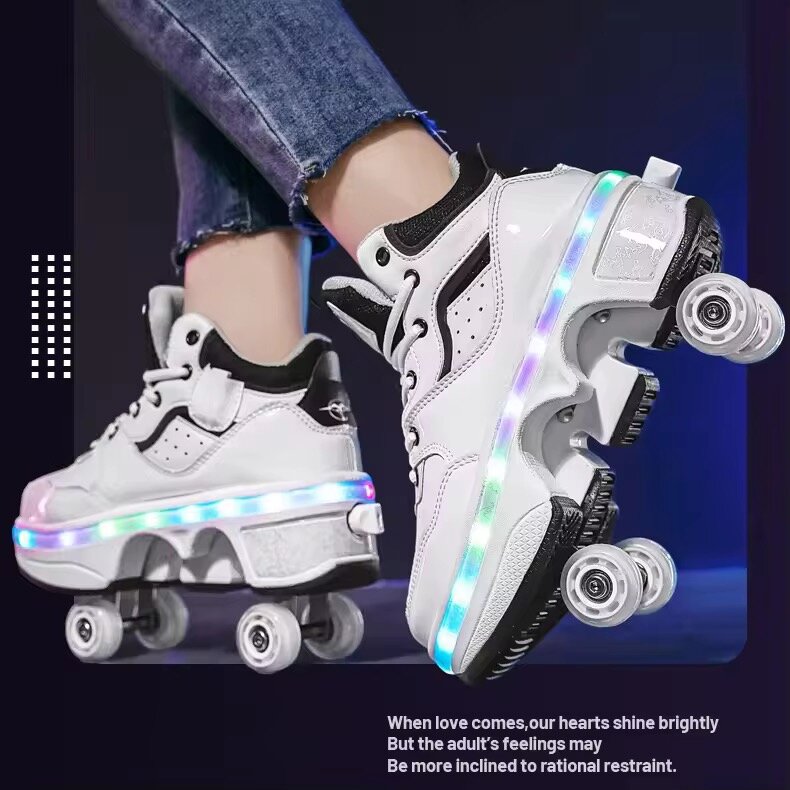 Baskets à roulettes LED