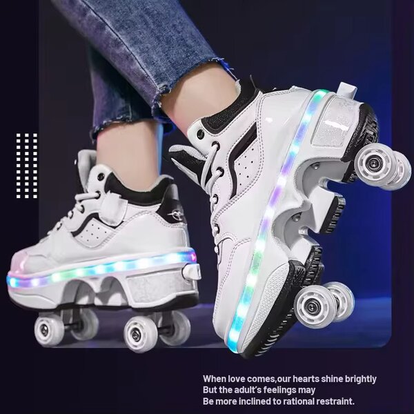 Baskets à roulettes LED