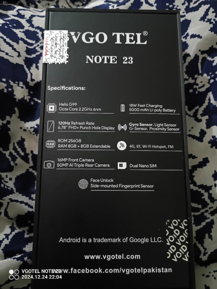 Vgo tel note 23