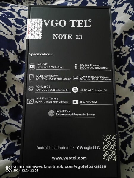 Vgo tel note 23