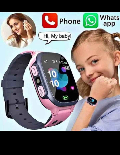 Montre connectée enfant rose