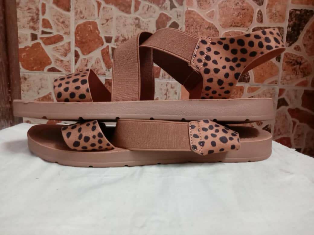 Sandales Femme Léopard Chic