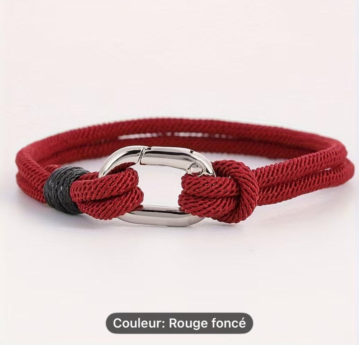 Bracelet corde élégant