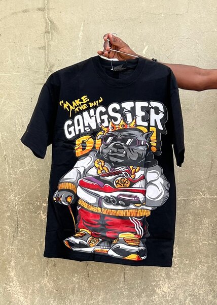 T-shirt Gangster Style Bulldog