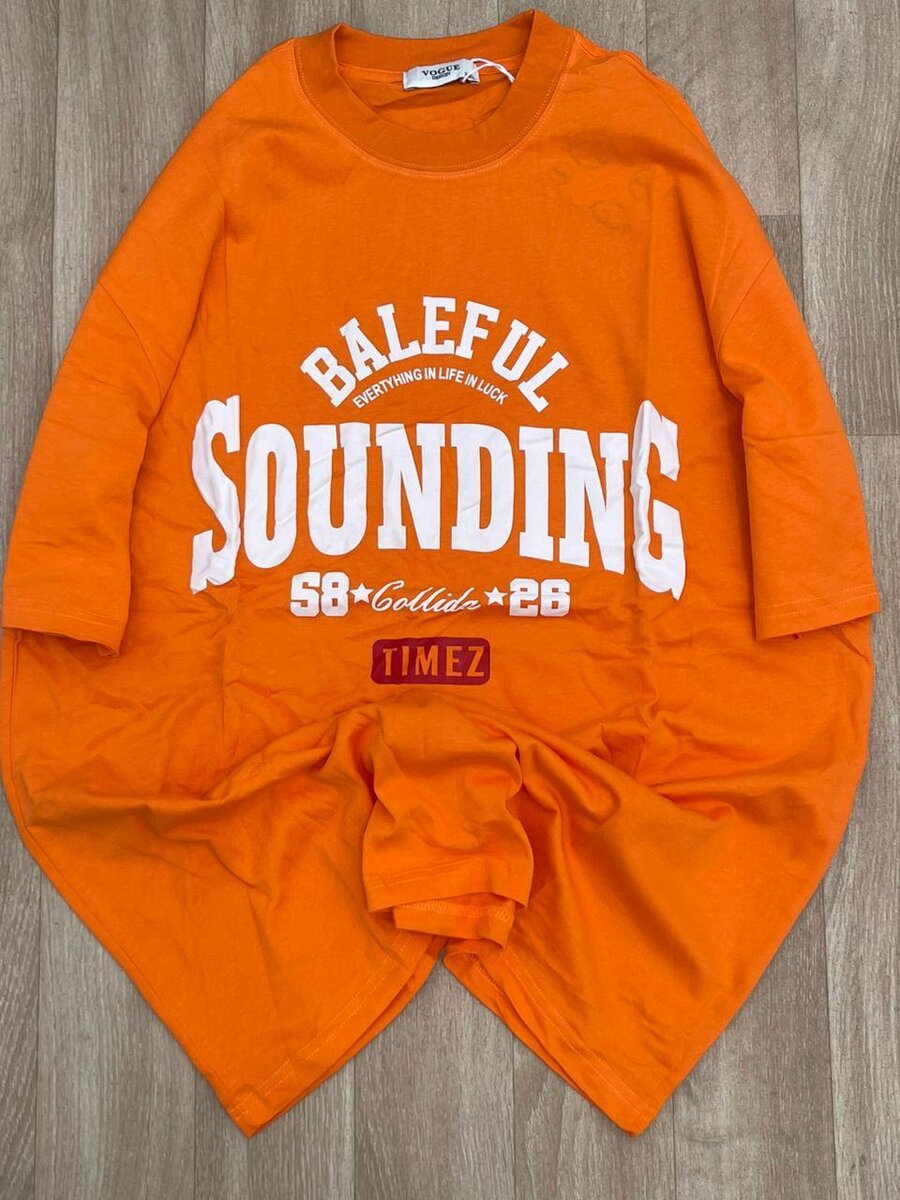 T-shirt imprimé oversize unisexe