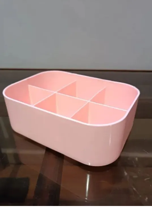 6 and 10 Compartment Multipurpose Socks Organizer Storage Holder , Jewelry Rack and stationary (6 compartmemt SIZE: 6 X4.,5 X 2 INCH) (10 Compatment size: 11.5 × 8.2 × 3.2 Inch )