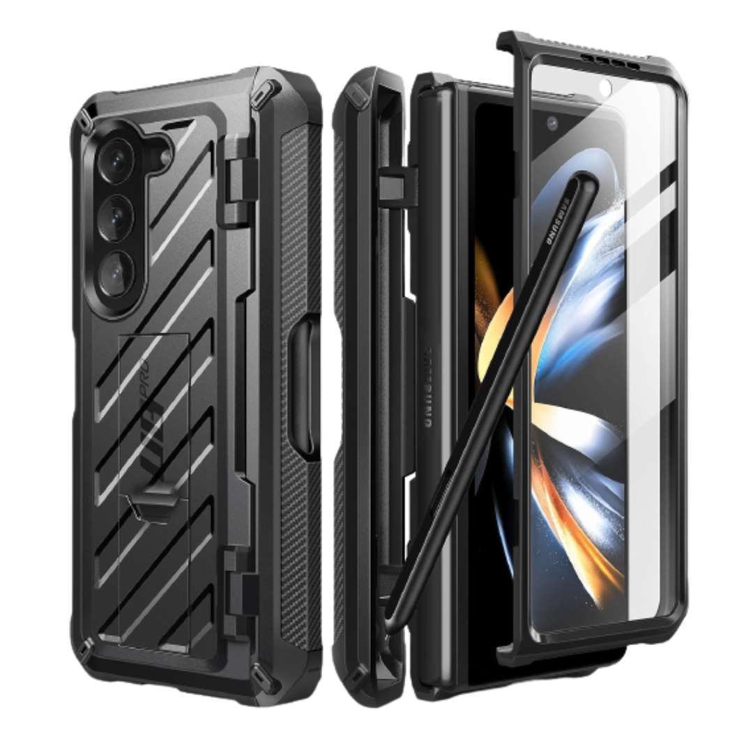Samsung Z Fold 5 case with screen protector and Pen holder