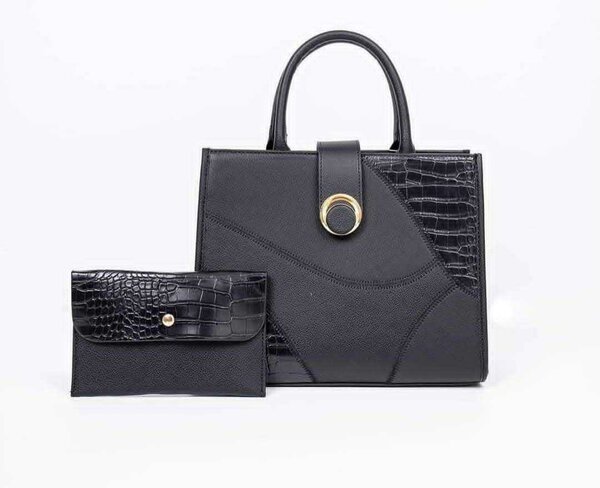 Ensemble sac à main en cuir