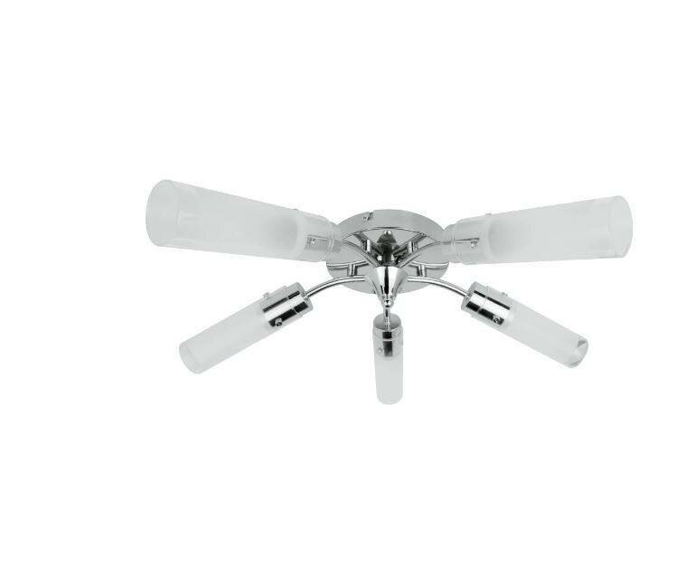 Plafonnier metal 5 globe (E14)