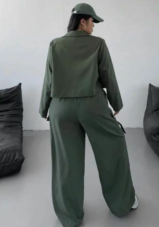 Ensemble vert chic streetwear