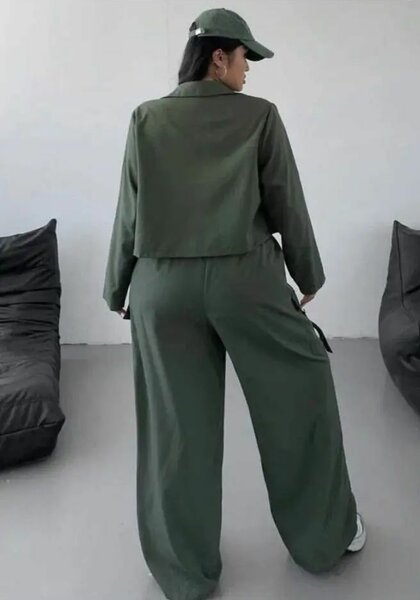 Ensemble vert chic streetwear