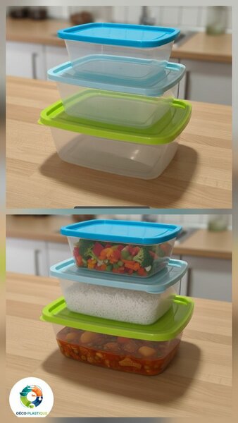 Boîtes alimentaires empilables