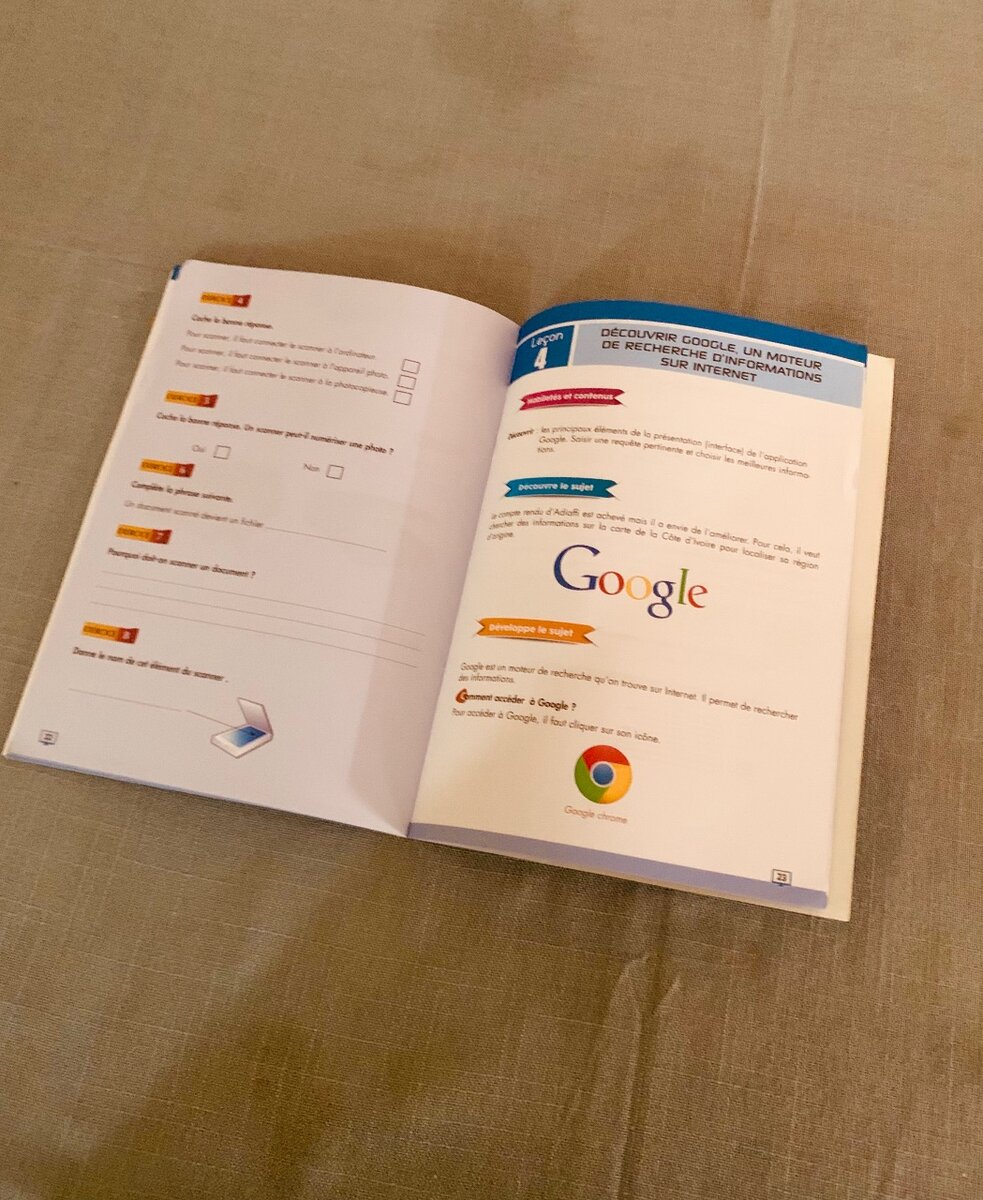 Livre d'informatique CM2