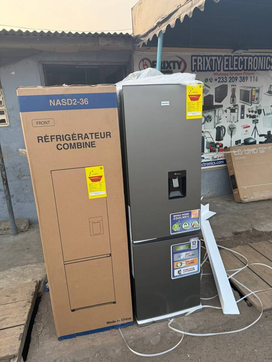 Nasco Fridge Bottom Freezer 268L Water Dispenser