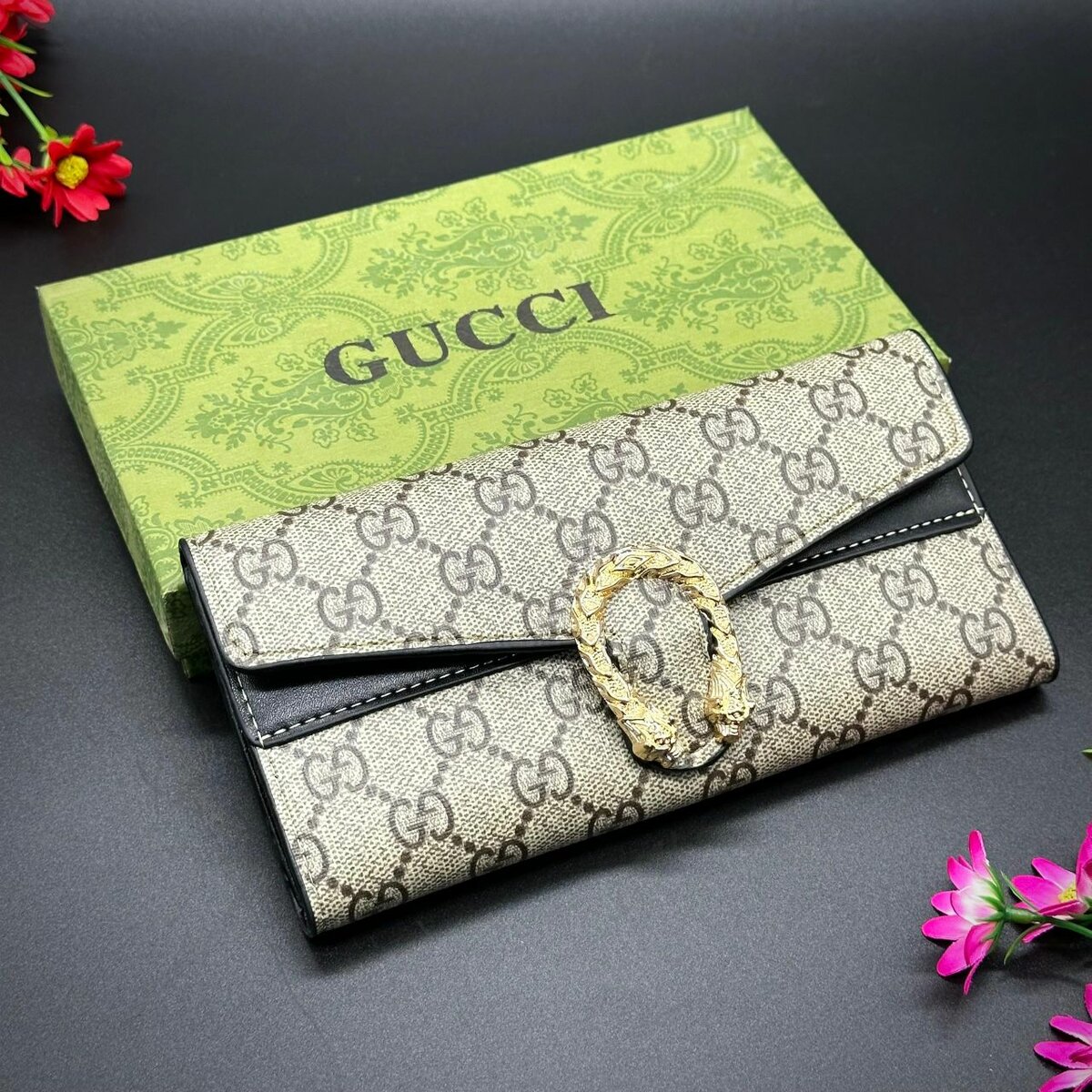 Gucci leather purses for ladies
