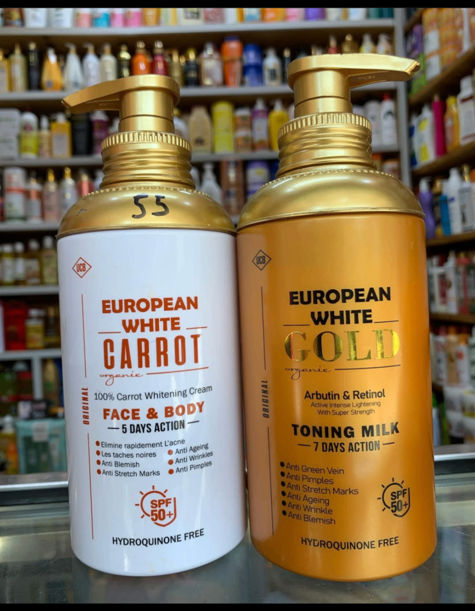 European White Face and Body lotion