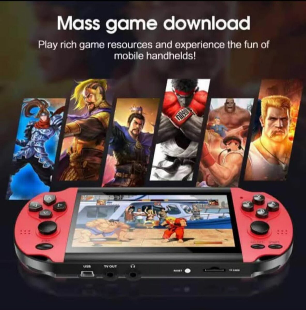 Console portable X12 +1000 jeu