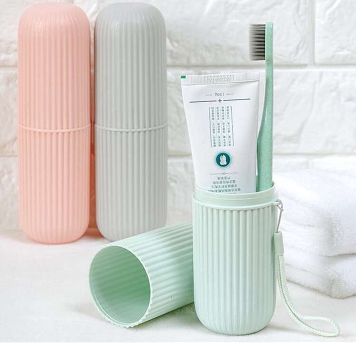 Travel mouthwash cup