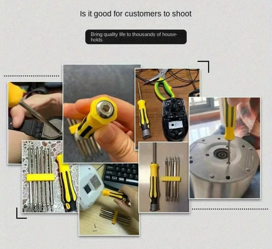 Tournevis Multifonction 6 en 1