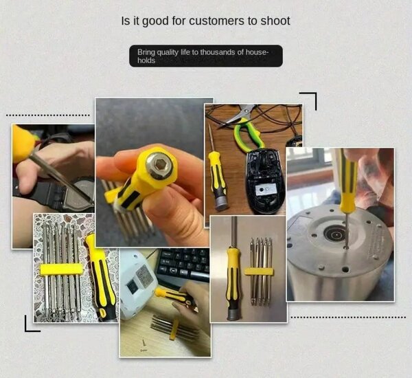 Tournevis Multifonction 6 en 1