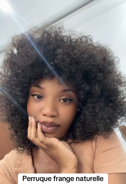 Perruque Afro Frisée