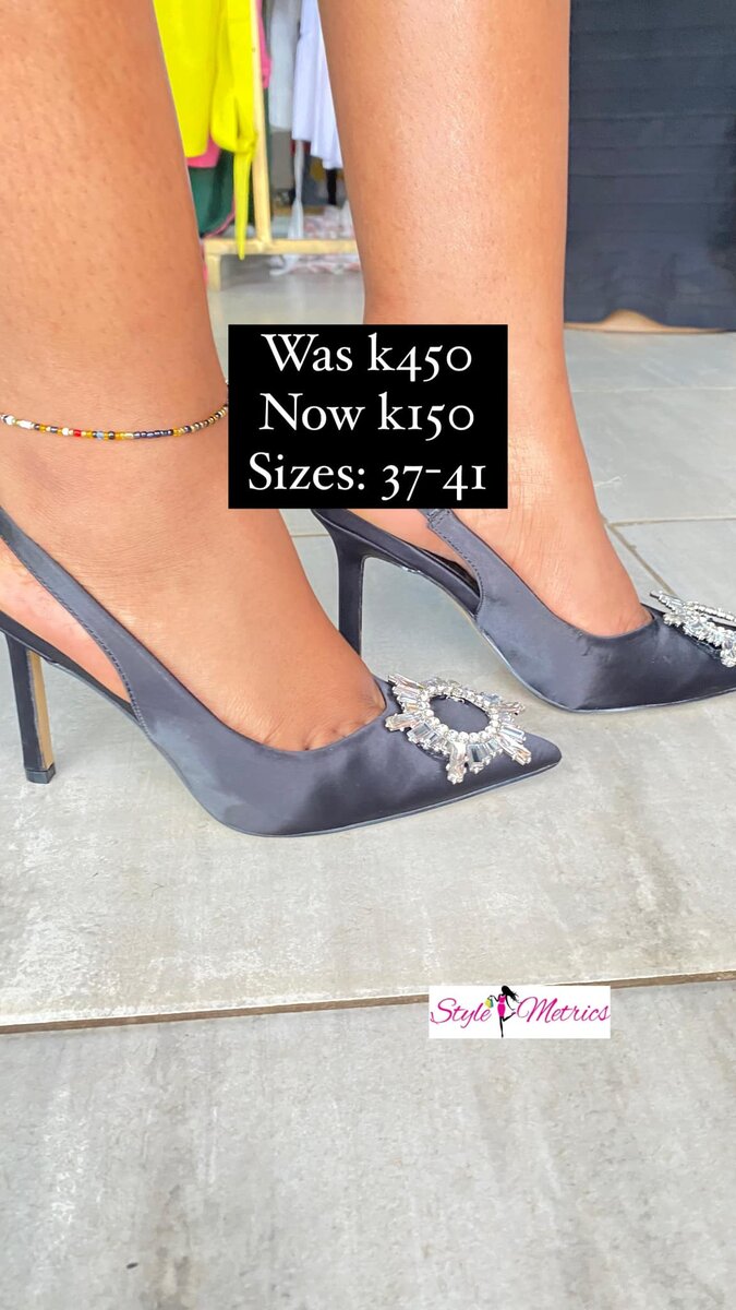 Women's Grey High-heeled Shoes