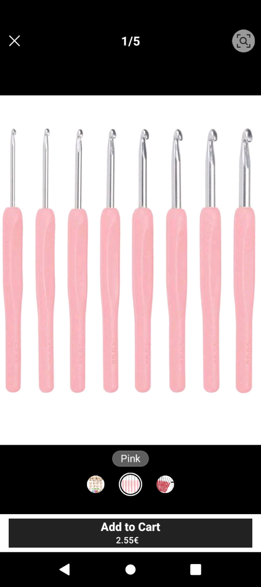 Ergonomic Crochet Hook Set