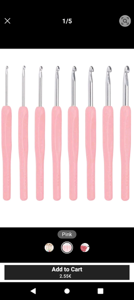 Ergonomic Crochet Hook Set