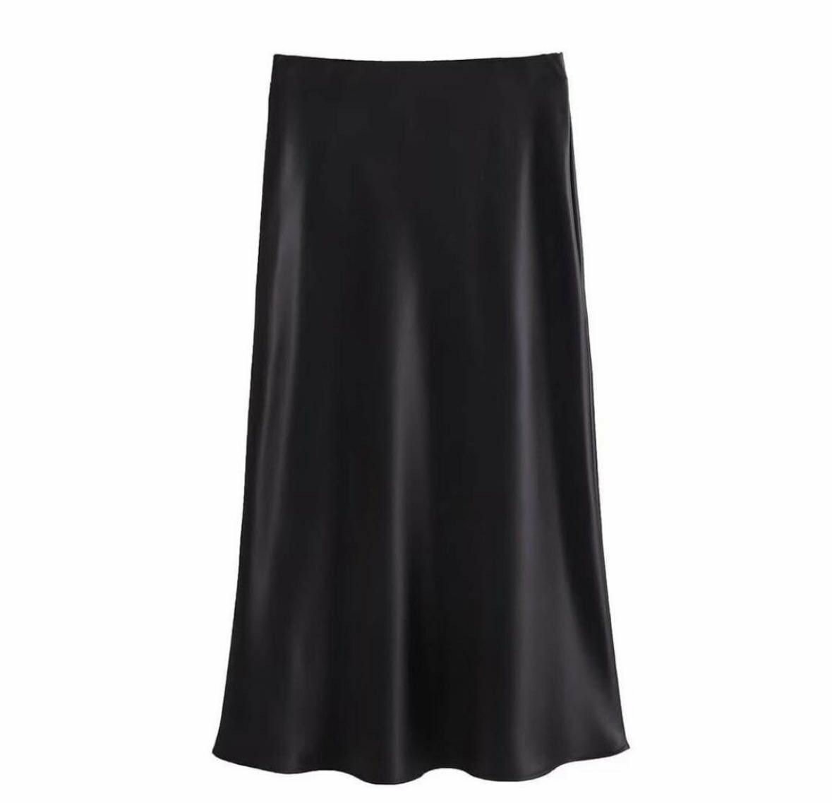 Jupe Satinée Élégante Femme