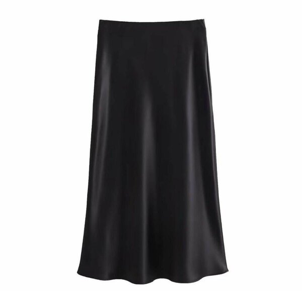 Jupe Satinée Élégante Femme