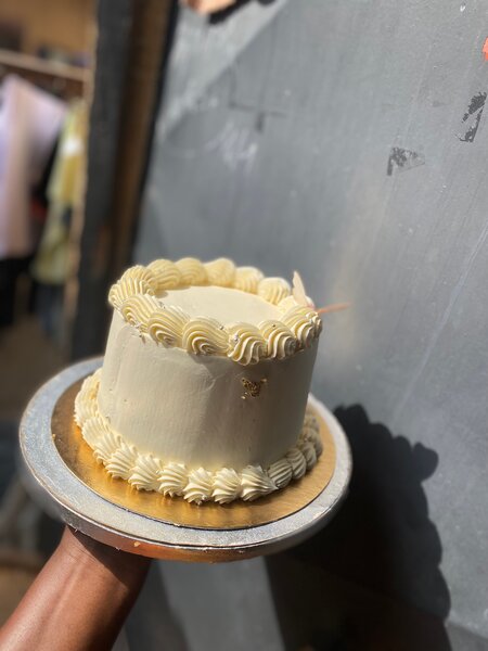 Gâteau Vanille Papillon