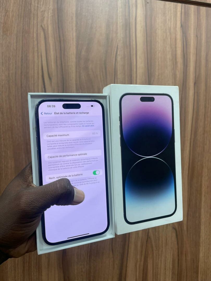 iPhone 14pro Max 256g avec car