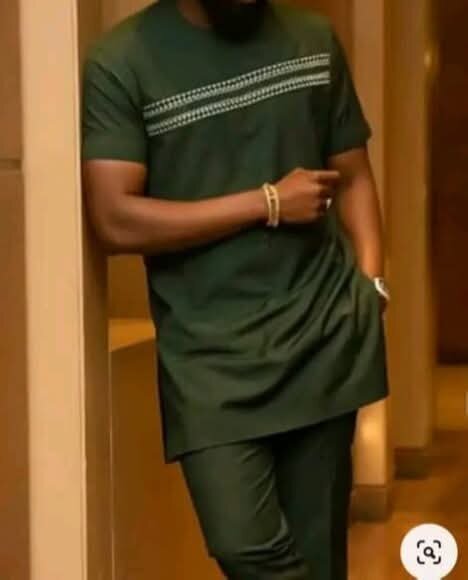 Tunique Homme Manches Courte