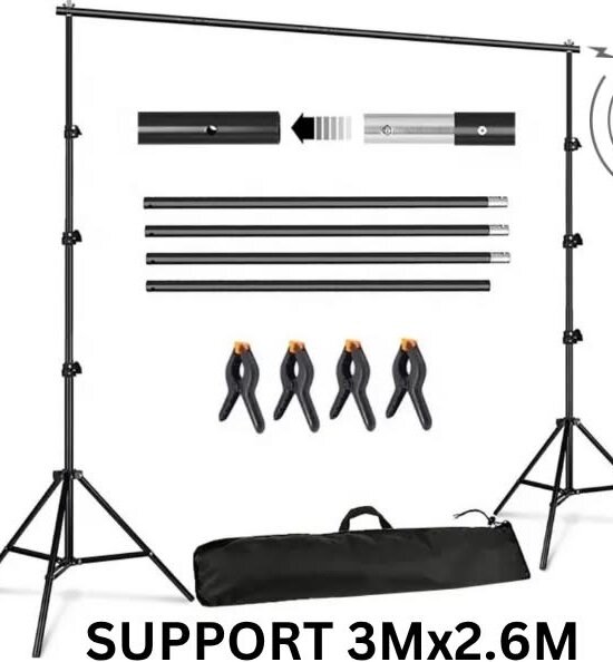 Kit Support Fond Studio Photo