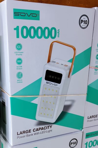 Batterie externe LED 100000mAh