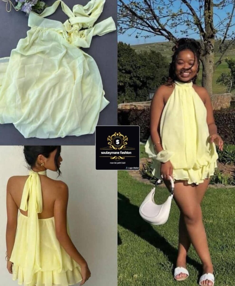 Robe courte élégante femme