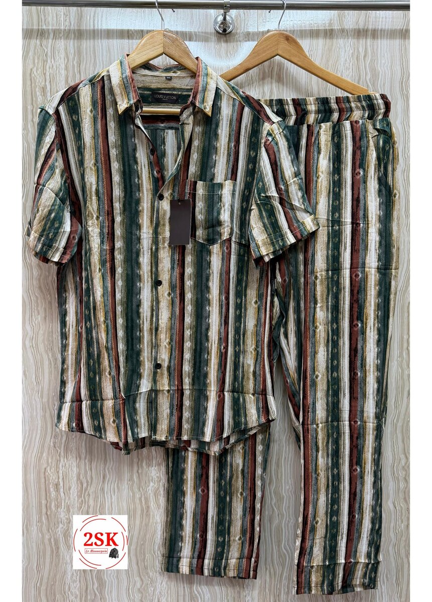 Pyjama d'été imprimé élégant