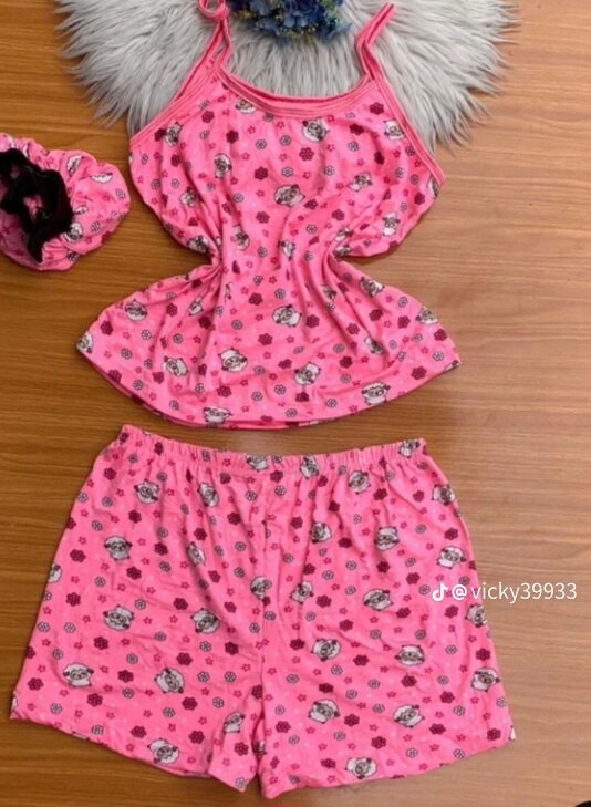 Pyjama 3 pièces en coton