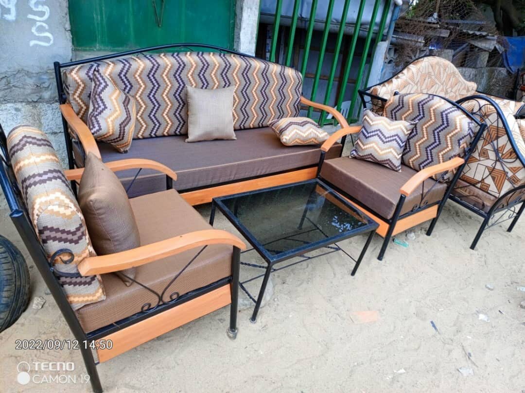 Fauteuils en fer forgé