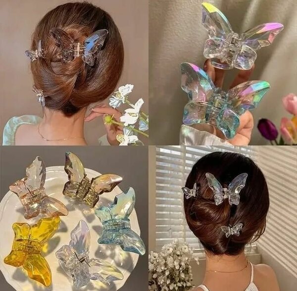 Pinces Papillon Transparente