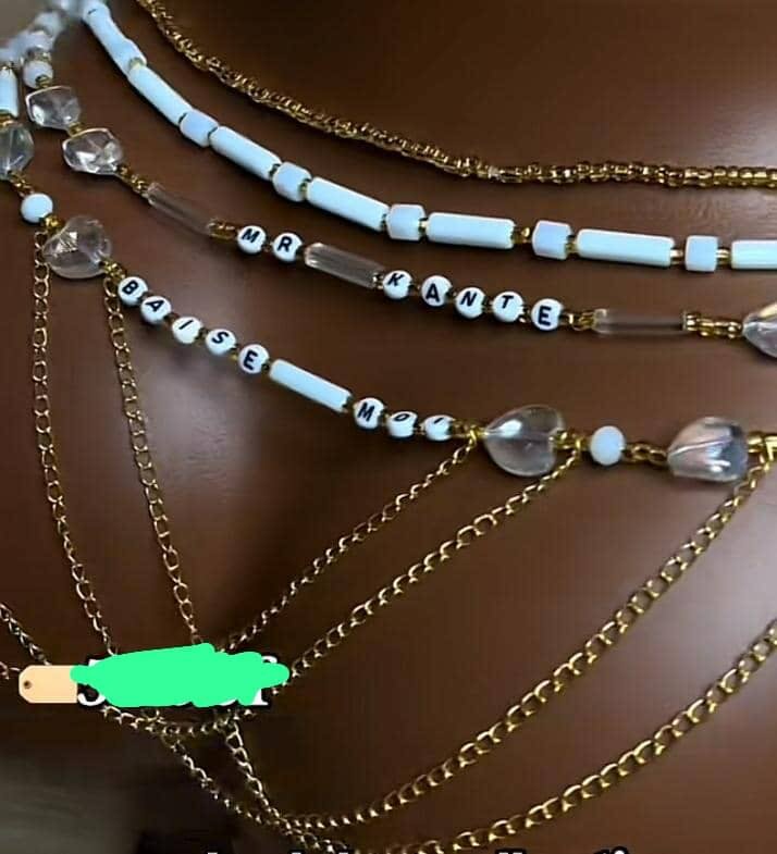 Collier multi-couches personnalisé