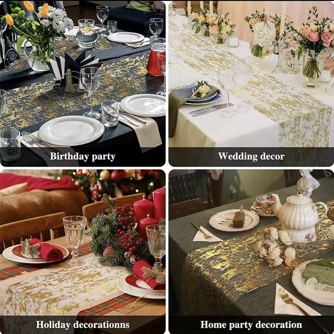 Chemins de  table étincelants