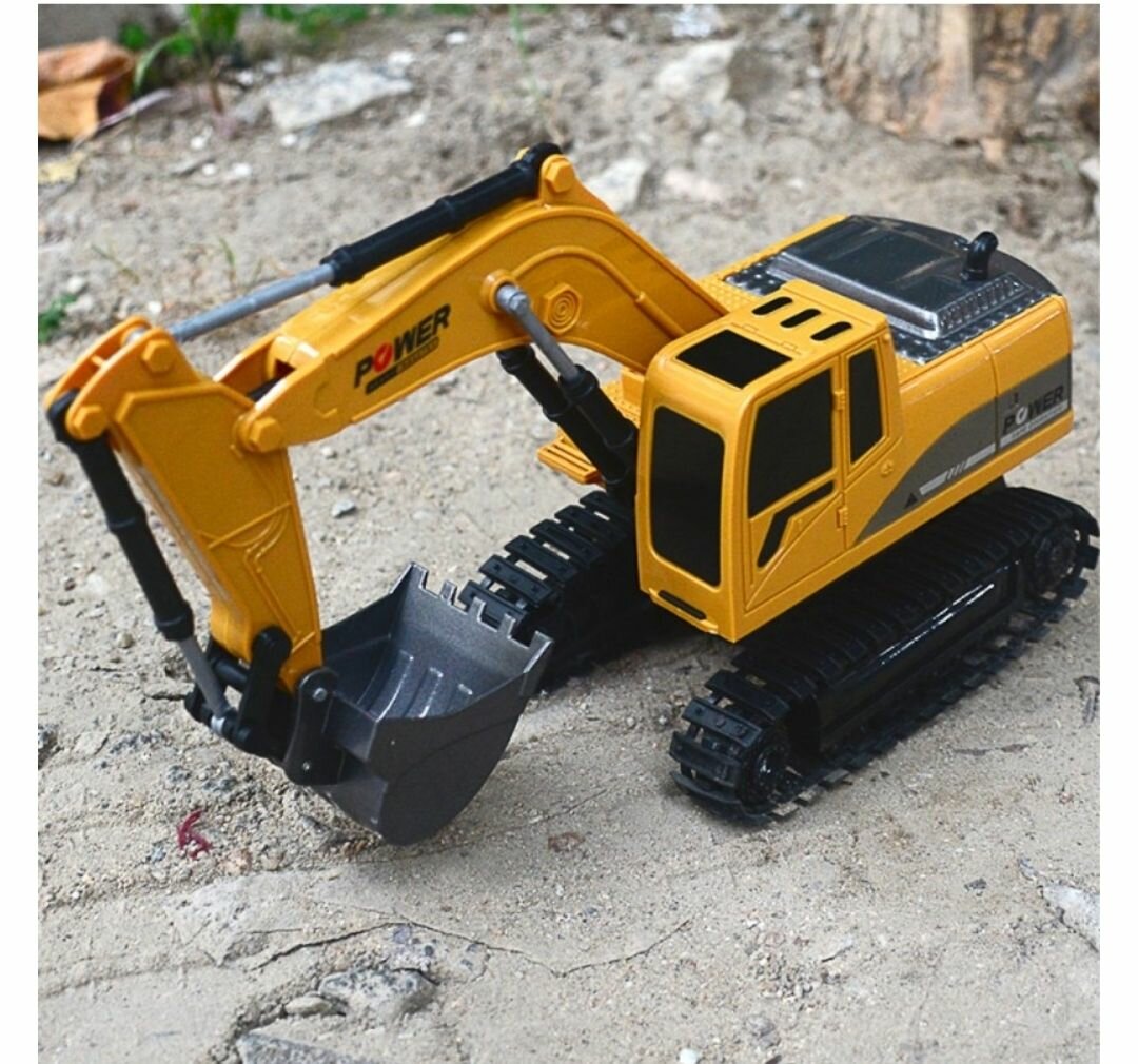 1:24 6CH MINI BULLDOZER TOY WITH REMOTE CONTROL & LIGHT