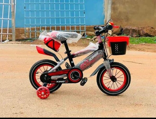 Vélo enfant  XINGO rouge et gris